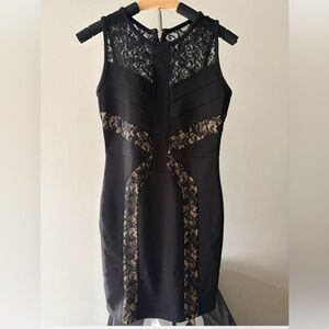 Ruby Rox Black Lace Mini Dress